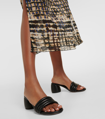 Gianvito Rossi Malou 60 Leather Sandal In Black