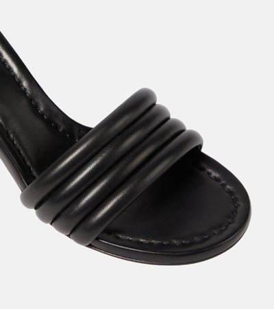 Gianvito Rossi Malou 60 Leather Sandal In Black