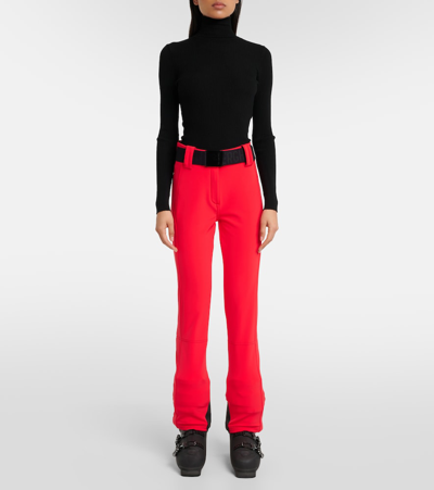 Goldbergh Pippa Softshell Ski Pants In Red