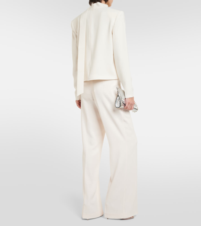 Shop Roland Mouret Cady Blouse In White