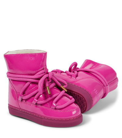 Shop Inuikii Classic Leather Snow Boots In Pink