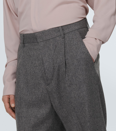 Shop Winnie New York Wool And Mohair Straight Pants In Grey