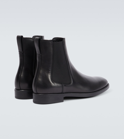 Shop Tom Ford Robert Leather Chelsea Boots In Black