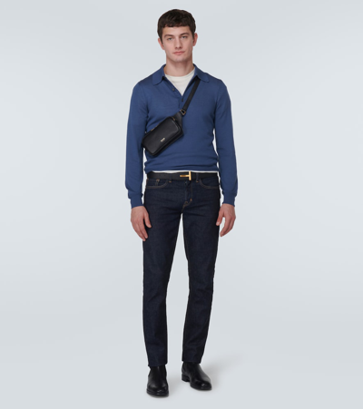 Tom Ford Robert Polished-leather Chelsea Boots In Black