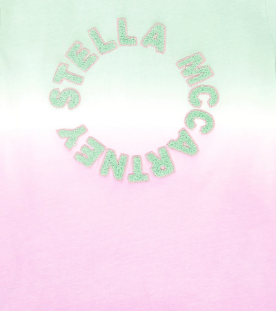 Stella Mccartney Tie-dye Cotton Jersey T-shirt In Multicoloured
