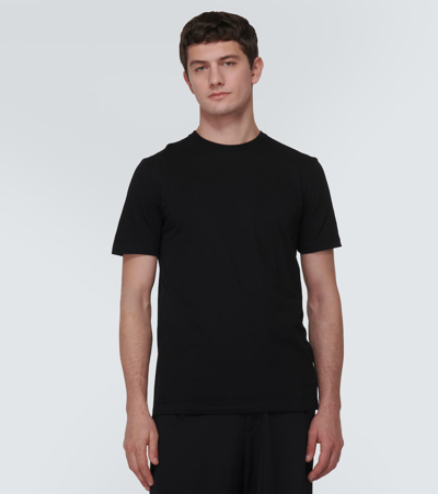 Shop The Row Luke Cotton Jersey T-shirt In Black