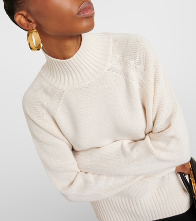 Shop Jardin Des Orangers Wool And Cashmere Turtleneck Sweater In Blue