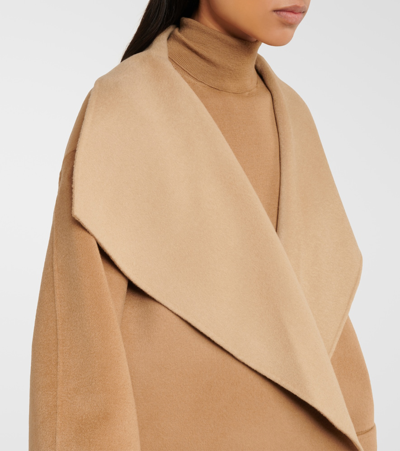 Shop Totême Signature Wool And Cashmere Coat In Brown