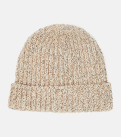 God's True Cashmere Cashmere Bouclé Beanie In Neutral Black Tigers Eye