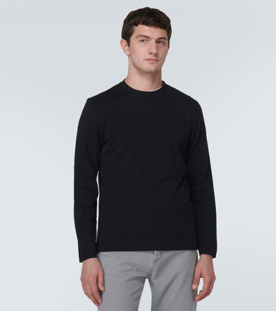Shop Brunello Cucinelli Cotton Sweater In Black