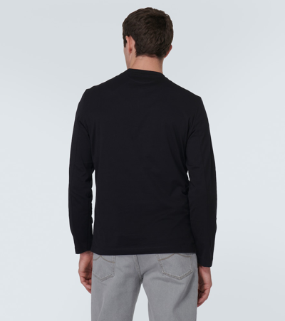 Shop Brunello Cucinelli Cotton Sweater In Black