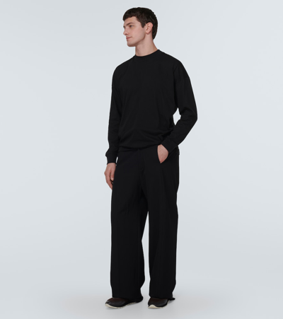 The Row Drago Cotton Top In Black