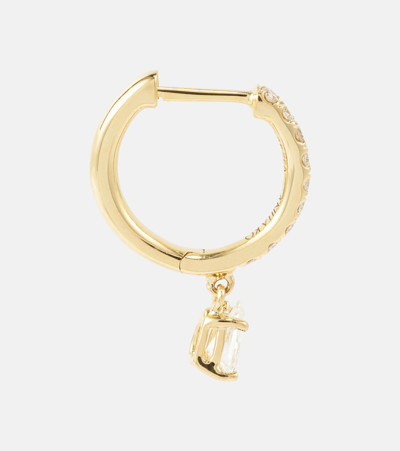 Anita Ko 18kt Gold Single Earring With Diamonds In Gold