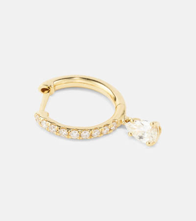 Anita Ko 18kt Gold Single Earring With Diamonds In Gold