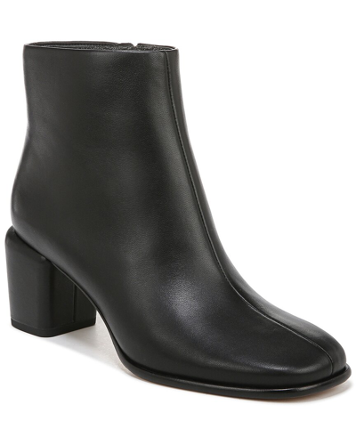 Shop Vince Maggie Leather Bootie In Black