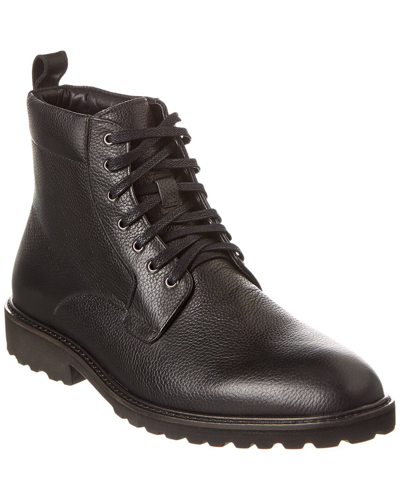 Shop Donald Pliner James Leather Boot In Black