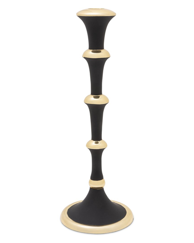 Alice Pazkus Black And Gold Candlestick In Black