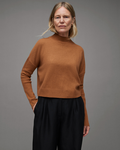 Shop Allsaints Orion Cashmere Sweater