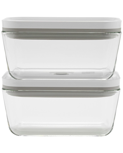 Zwilling J.a. Henckels Zwilling Ja Henckels Fresh & Save 2pc Medium Glass Vacuum Sealer Food Storage Container With Airtigh