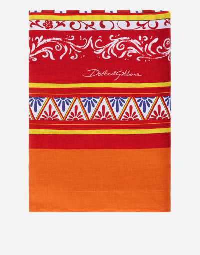 Dolce & Gabbana Tovaglia 200x340 Cm In Multicolor