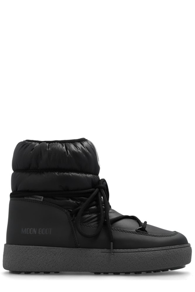 Shop Moon Boot Ltrack Low Lace In Black