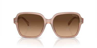 Shop Ralph By Ralph Lauren Eyewear Square Frame Sunglasses In Beige