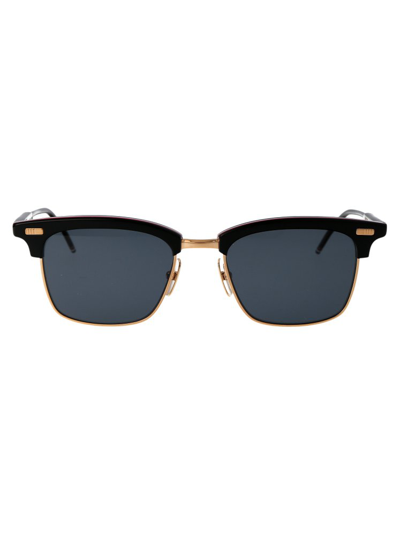 Shop Thom Browne Eyewear Square Frame Sunglasses In Black