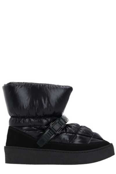Shop Khrisjoy Quilted Snow Ankle Boots In Black