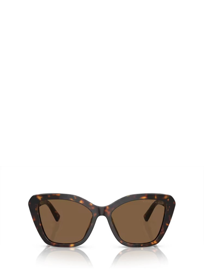 Shop Ralph Lauren Eyewear Oval Frame Sunglasses In Multi