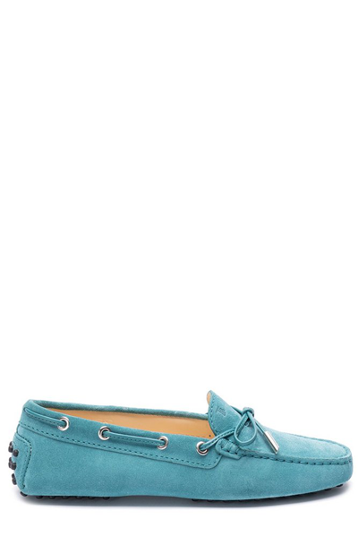 Shop Tod's Gommino Driving Moccasins In Green