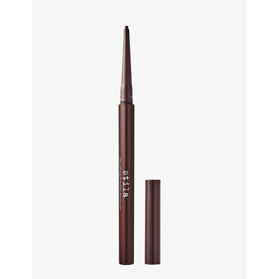 Shop Stila Stay All Day Artistix Micro Eyeliner 0.07g In Matte Dark Brown