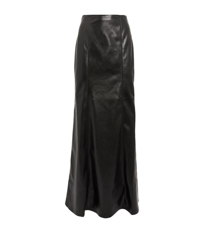 Shop Nanushka Carlotta Maxi Skirt In Black