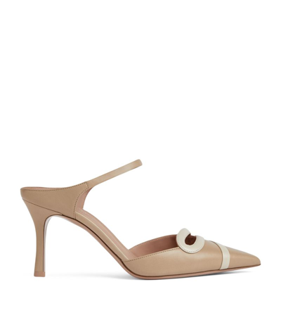 Shop Malone Souliers By Roy Luwalt Malone Souliers Leather Bonnie Mules 80 In Neutrals