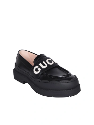 Shop Gucci Flats In Black