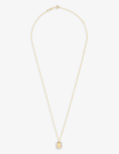 Shop Pdpaola Zodiac Virgo 18ct Yellow Gold-plated 925 Sterling-silver Necklace