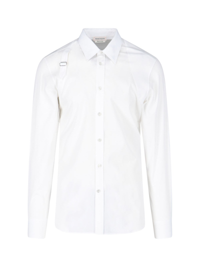 Shop Alexander Mcqueen 'harness' Shirt In White