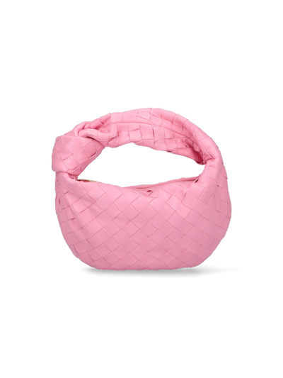 Shop Bottega Veneta 'jodie' Mini Bag In Pink