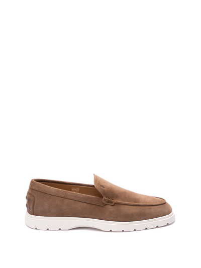 Shop Tod's Slipper Loafers In Brown