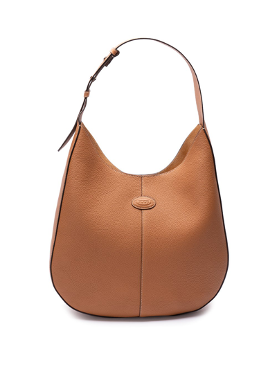 Shop Tod's `oboe` Small Bag In Brown