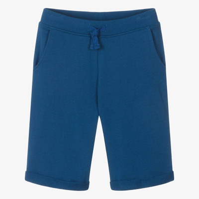 Shop Guess Teen Boys Blue Cotton Shorts