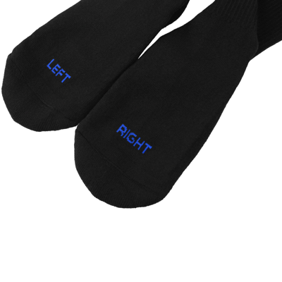 Vetements Black Socks With Logo In Black