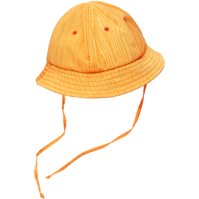 Shop Marine Serre Orange Bell Beach Hat