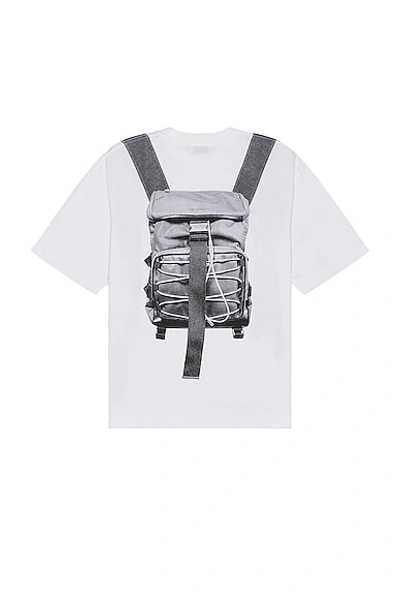 Shop Off-white Backpack Skate Tee In White & Black