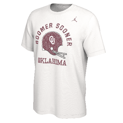 Shop Nike Men's Oklahoma  College T-shirt In White
