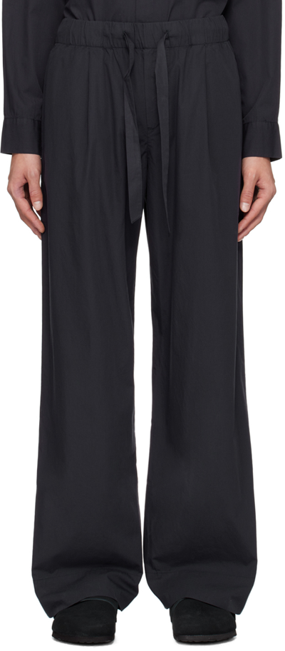 Shop Tekla Navy Birkenstock Edition Pyjama Pants In Slate