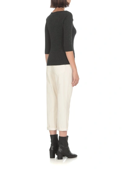 Shop Dondup White Koons Trousers