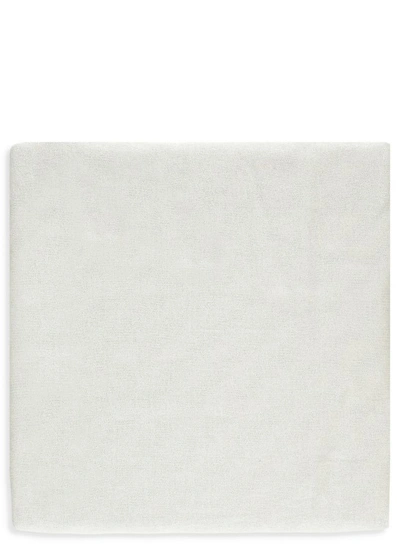 Shop Peserico Lurex Scarf In White