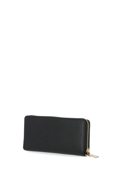 Shop Michael Michael Kors Continental Wallet In Black