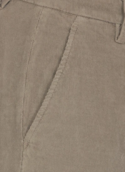 Shop Dondup Taupe Gaubert Pants In Grey