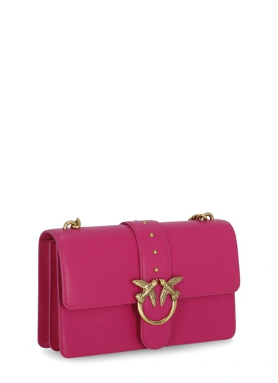 Shop Pinko Love One Classic Bag In Pink